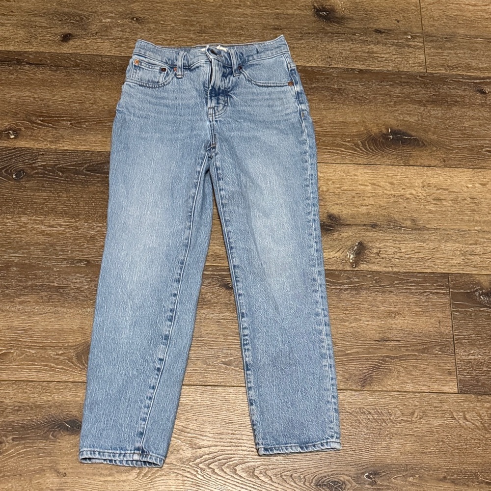 Madewell Light Blue Straight-Leg Jeans